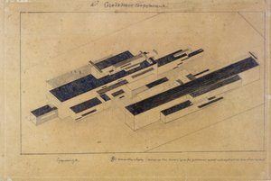Modern épületek alkotó: Kazimir Severinovich Malevich