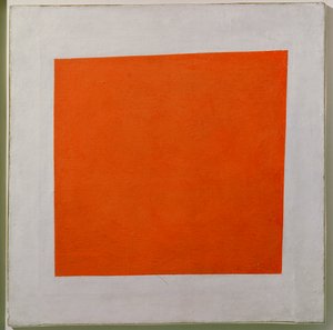Vörös tér. Egy paraszti realizmus festménye két dimenzióban alkotó: Kazimir Severinovich Malevich