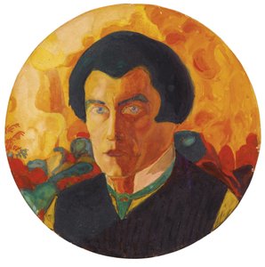 Önarckép 1908-1910 – Kázmér Severinovich Malevitch (Malvich, Malvik) festménye (16-17), alkotó: Kazimir Severinovich Malevich