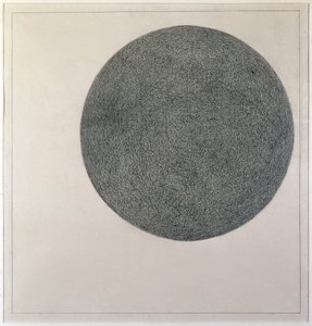 Szuprematista elem: kör (olaj, vászon, XX. század) alkotó: Kazimir Severinovich Malevich
