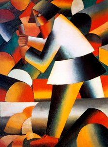 A favágó, 1912 alkotó: Kazimir Severinovich Malevich