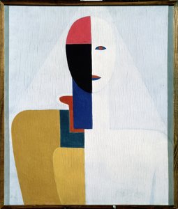 Torso de femme (Egy nő törzse). Kasimir Severinovich Malevich (Malevich, Malevic) festménye (1878-1935), olaj, fa. Orosz művészet, 20. század, avantgárd, szuprematizmus, konstruktivizmus. Állami Orosz Múzeum, Szentpétervár. alkotó: Kazimir Severinovich Malevich