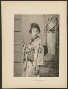 Egy japán táncoslány alkotó: Kazumasa Ogawa