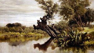 A fűzfa (olaj, vászon)