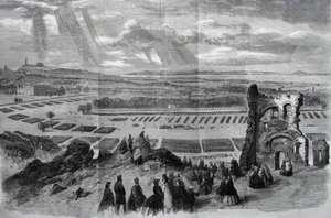 A lövész önkéntesek felülvizsgálata Őfelsége által, 1860