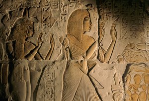 Egyiptom; Amarna; mm6741; Régészet; 18. dinasztia;Maya sírja, Sakkara, Szakkara, Újbirodalom, 2001 (fotó) alkotó: Kenneth Garrett