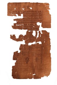 Júdás evangéliuma; Codex Tchacos; Kritikai kiadás, gnosztikus szöveg; Genf, 2006 (fotó)