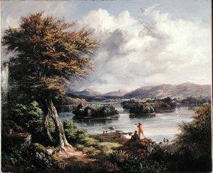 Lake of Menteith (olaj, vászon)