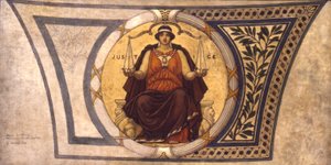 Study for Mosaic, Wisconsin State Capital, Justice, kb. 1913. alkotó: Kenyon Cox