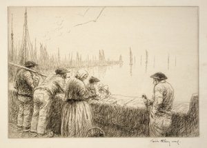 Ködös reggel, Bretagne alkotó: Kerr Eby