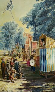 The Show (Punch And Judy) (festmény) alkotó: Kevin Parrish