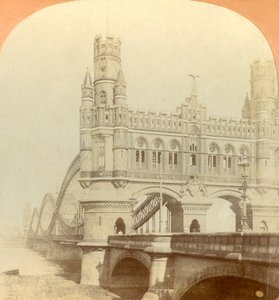 Kaiser Bridge, Hamburg, Németország, 1896.
