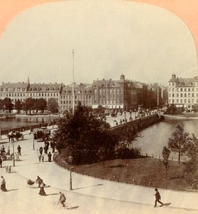 Louise Queen Bridge, Koppenhága, Dánia, 1901.