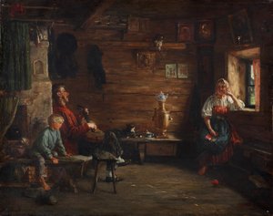 Családi idill alkotó: Kirill Vikentievich Lemoch