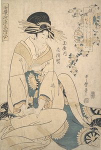 Egy udvarhölgy, 1807. alkotó: Kitagawa Utamaro