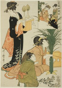 törvény IV., a Hűséges Megtartók Kincstárától alkotó: Kitagawa Utamaro