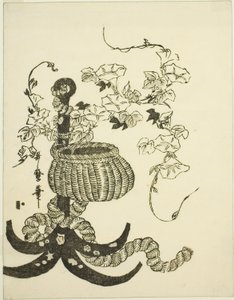 Reggeli dicsőség elrendezése (Asagao) alkotó: Kitagawa Utamaro