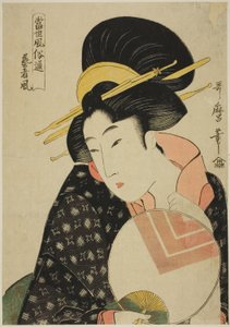 A kortárs modor ismerői (Tosei fozoku tsu): A gésa stílus alkotó: Kitagawa Utamaro