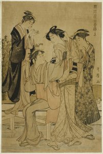 Elegant Pleasures: The Scent of Flowers, ugye (Furyu hana no ka asobi, jo) alkotó: Kitagawa Utamaro