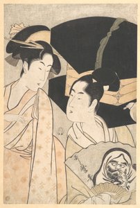 Szurkolói árus alkotó: Kitagawa Utamaro