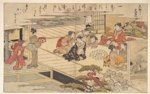 Kagylókkal játszó lányok alkotó: Kitagawa Utamaro