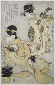 Újév Az év öt fesztiválja (sorozat címe) alkotó: Kitagawa Utamaro