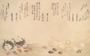 Kagylók a víz alatt, 1790. alkotó: Kitagawa Utamaro