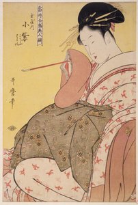 Tamaya uchi Komurasaki, Kochô, Haruji, 1794 alkotó: Kitagawa Utamaro