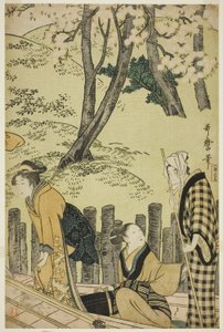 A rakpart Mimeguriban alkotó: Kitagawa Utamaro