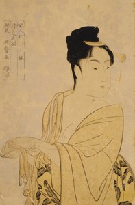 The Fancy-Free Type, a Ten Types in the Physiognomic Study of Women sorozatból c. 1793 alkotó: Kitagawa Utamaro