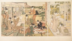 A négy teljesítmény (Kinkishoga) alkotó: Kitagawa Utamaro