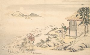 Telihold az imói aratás idején, 1789. 8. hónap. alkotó: Kitagawa Utamaro