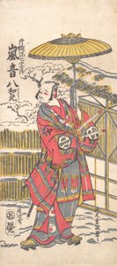 Arashi Otohachi I, mint híres komikus, kb. 1766. alkotó: Kitao Shigemasa