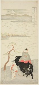 Sugawara Michizane költő alkotó: Kitao Shigemasa