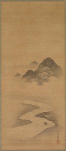 Minamoto no Nakakuni meglátogatja Lady Kogot alkotó: Kiyohara Yukinobu