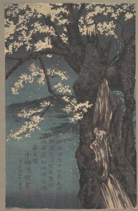 Cseresznyefa alkotó: Kobayashi Kiyochika