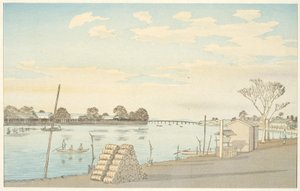 A Fuji-view komp, az Ōkawa-folyó
