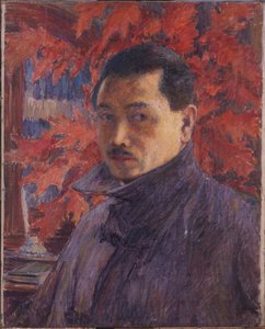 Önarckép (olaj, vászon) alkotó: Kojima Torajiro