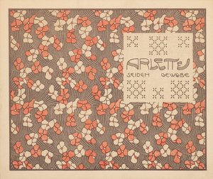 Arlette selyemszövet, 1901. alkotó: Koloman Moser