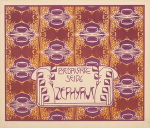 Nyomtatott selyem Zephyr, 1901. alkotó: Koloman Moser