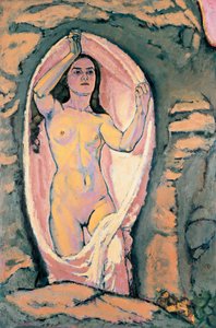 Venus in der Grotte - Vénusz a barlangban ... (olaj, vászon) alkotó: Koloman Moser