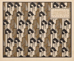 Faldísz 1901. december. alkotó: Koloman Moser