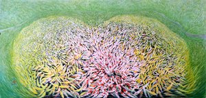 Glorious Entry, 2011 (keleti gouache rizspapíron) alkotó: Komi Chen