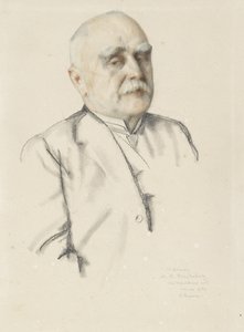 Mihail Vasziljevics Braikevics portréja, 1934 gGrafit és színes zsírkréták, csonkkal elszíneződött papíron) alkotó: Konstantin Andreevic Somov