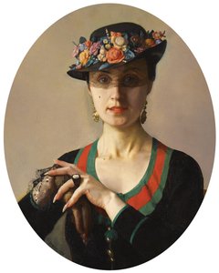 Egy hölgy portréja, 1936 alkotó: Konstantin Andreevic Somov