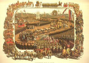 III. Sándor ünnepélyes beléptetése Moszkvába a koronázási albumból, 1883