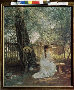 A kertben alkotó: Konstantin Egorovich Makovsky