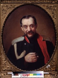Cesar Antonovich Cui (1835-1918) zeneszerző portréja (C. A. Cui zeneszerző portréja). A Group of Five tagja, amelynek célja tipikusan orosz zene előállítása volt. Konsztantyin Jegorovics Makovszkij (Konsztantin Makovszkij) festménye (1839- alkotó: Konstantin Egorovich Makovsky