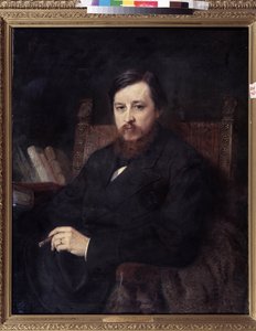 Mihail P. Azancsevszkij (Azancsevszkij) (1839-1881) zeneszerző portréja (M. P. Azancsevszkij zeneszerző portréja). Konsztantyin Jegorovics Makovszkij (Konsztantin Makovszkij) (1839-1915) festménye, olaj, vászon alkotó: Konstantin Egorovich Makovsky