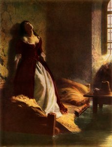 „Tarakanova hercegnő a Petropavlovszki erődben az árvíz idején”, 1863, 1965. alkotó: Konstantin Flavitsky